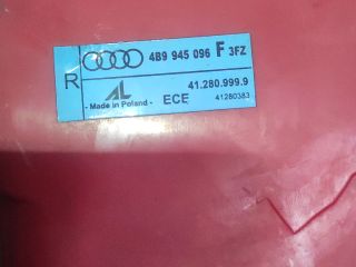 bontott AUDI A6 C5 Jobb Hátsó Lámpa