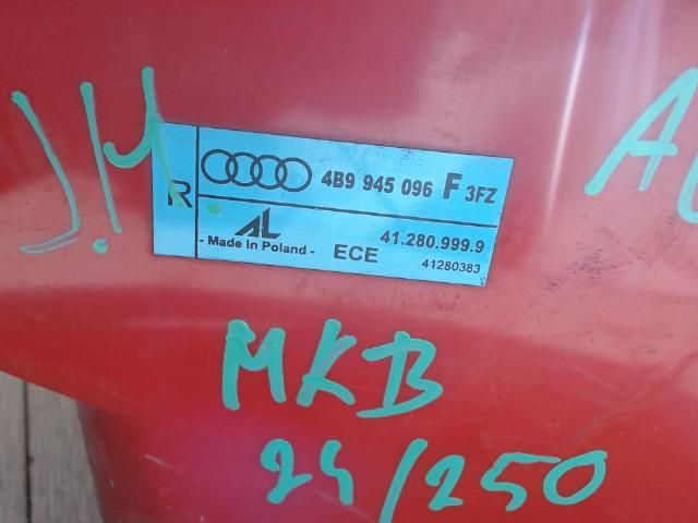 bontott AUDI A6 C5 Jobb Hátsó Lámpa