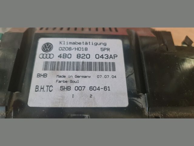 bontott AUDI A6 C5 Klíma Kapcsoló