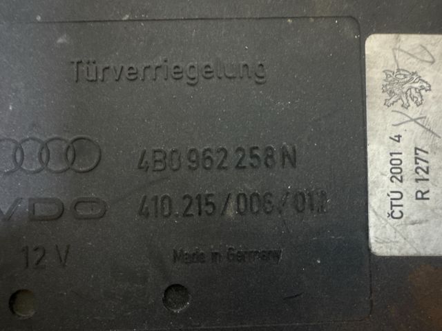 bontott AUDI A6 C5 Komfort Elektronika