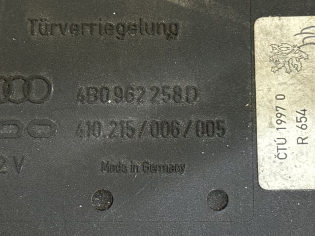 bontott AUDI A6 C5 Komfort Elektronika