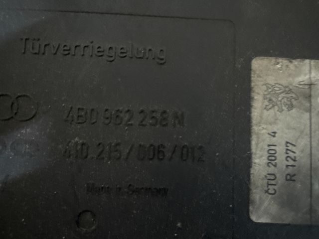 bontott AUDI A6 C5 Komfort Elektronika