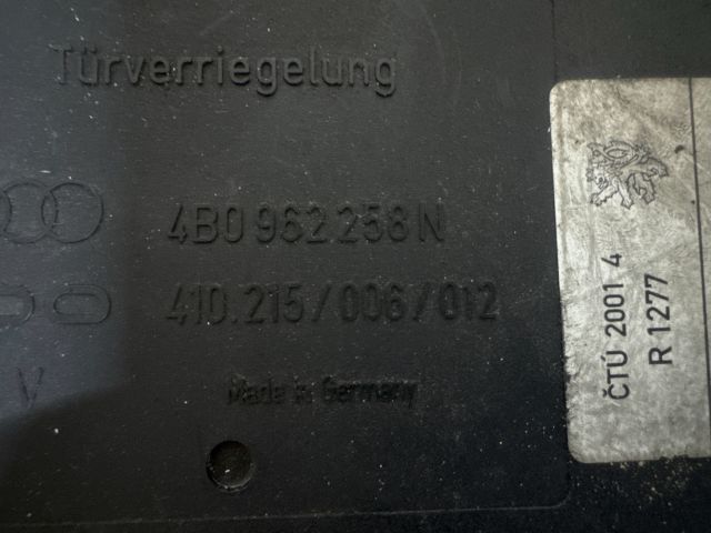 bontott AUDI A6 C5 Komfort Elektronika