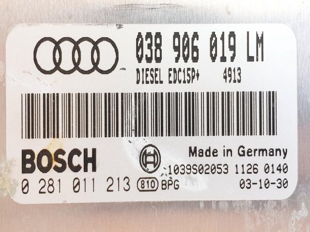 bontott AUDI A6 C5 Motorvezérlő