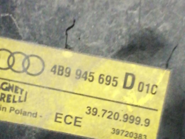 bontott AUDI A6 C5 Rendszámtábla Tartó