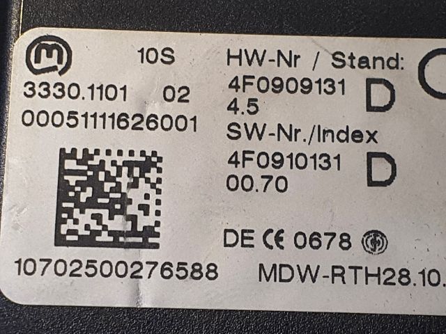 bontott AUDI A6 C6 Gyújtáskapcsoló Házzal