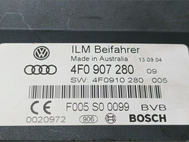 bontott AUDI A6 C6 Komfort Elektronika