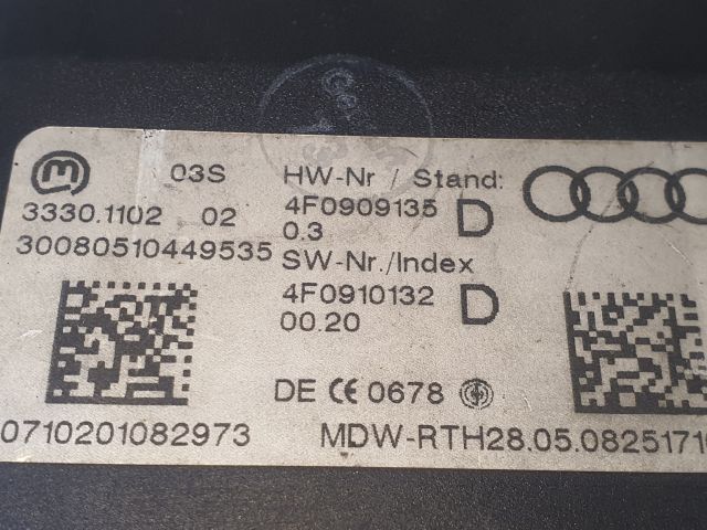 bontott AUDI A6 C6 Gyújtáskapcsoló