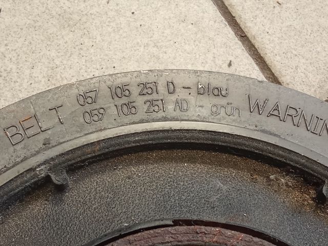 bontott AUDI A6 C6 Főtengely Szíjtárcsa