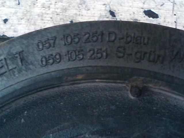 bontott AUDI A6 C6 Főtengely Szíjtárcsa