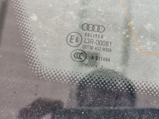 bontott AUDI A6 C6 Bal C Oszlop Oldalablak Üveg