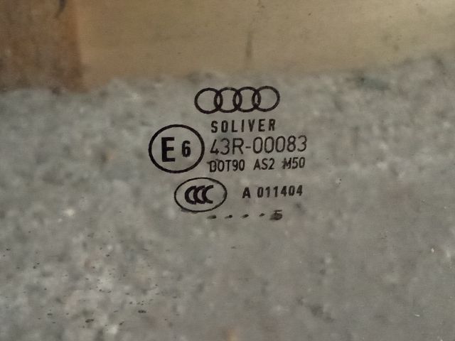 bontott AUDI A6 C6 Bal első Ablak