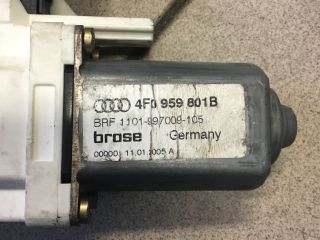 bontott AUDI A6 C6 Bal első Ablakemelő Motor