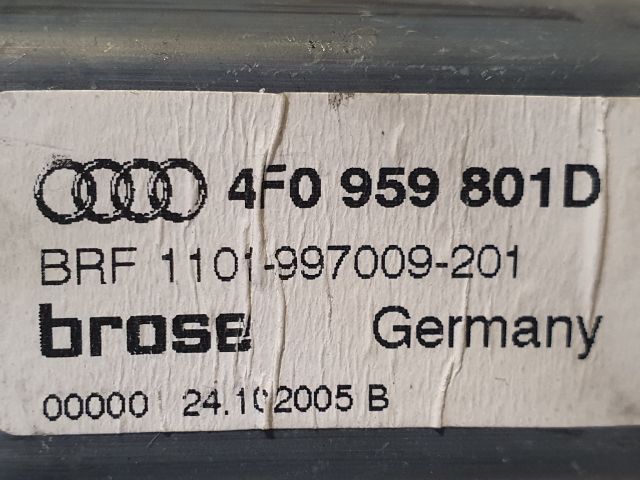 bontott AUDI A6 C6 Bal első Ablakemelő Motor