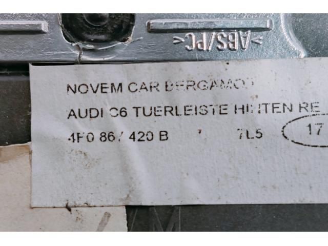 bontott AUDI A6 C6 Bal első Ajtó Díszléc