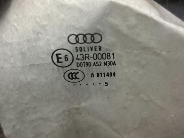 bontott AUDI A6 C6 Bal hátsó Ablak