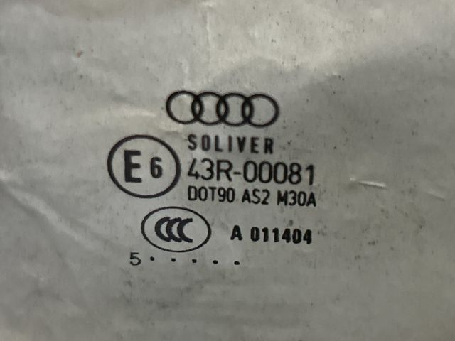 bontott AUDI A6 C6 Bal hátsó Ablak