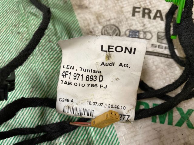 bontott AUDI A6 C6 Bal hátsó Ajtó Kábelköteg