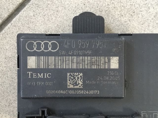 bontott AUDI A6 C6 Bal hátsó Ajtó Vezérlőegység