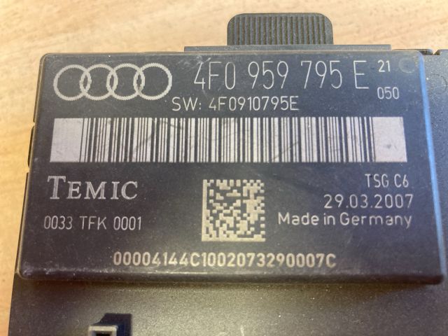 bontott AUDI A6 C6 Bal hátsó Ajtó Vezérlőegység