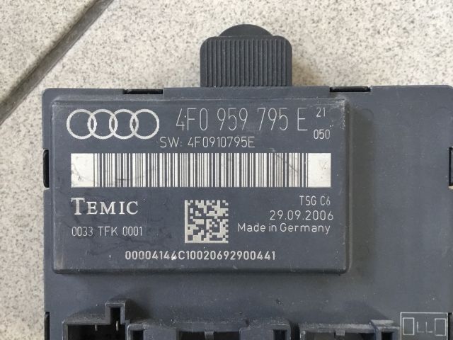 bontott AUDI A6 C6 Bal hátsó Ajtó Vezérlőegység