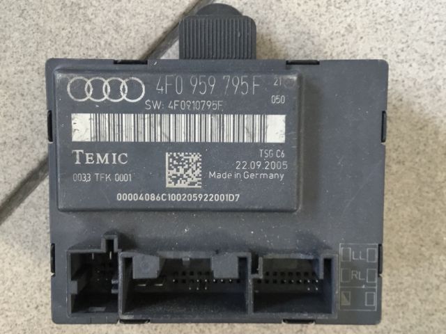 bontott AUDI A6 C6 Bal hátsó Ajtó Vezérlőegység