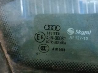 bontott AUDI A6 C6 Bal hátsó Fixüveg (Ajtóban)