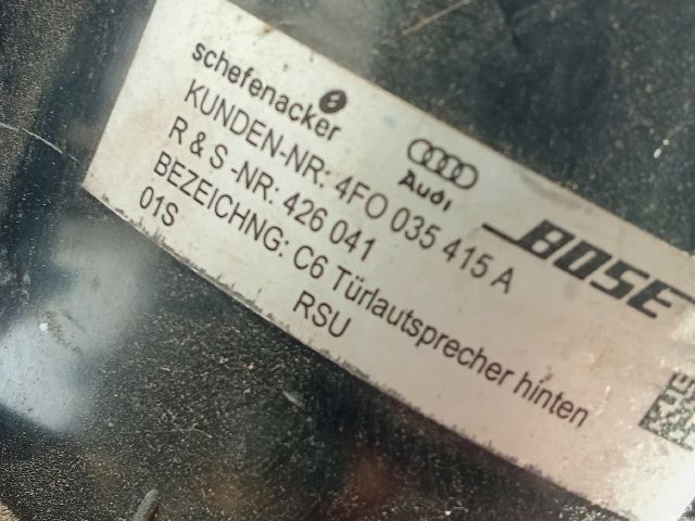 bontott AUDI A6 C6 Bal hátsó Hangszóró