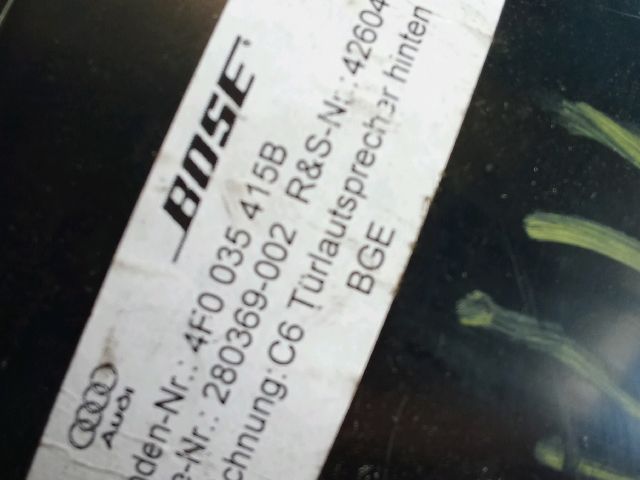 bontott AUDI A6 C6 Bal hátsó Hangszóró