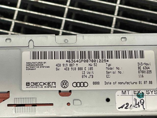 bontott AUDI A6 C6 CD / DVD Tár