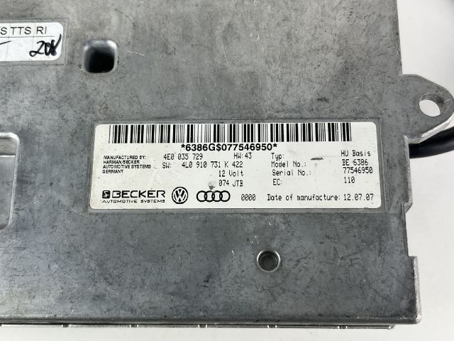 bontott AUDI A6 C6 Elektronika (Magában)