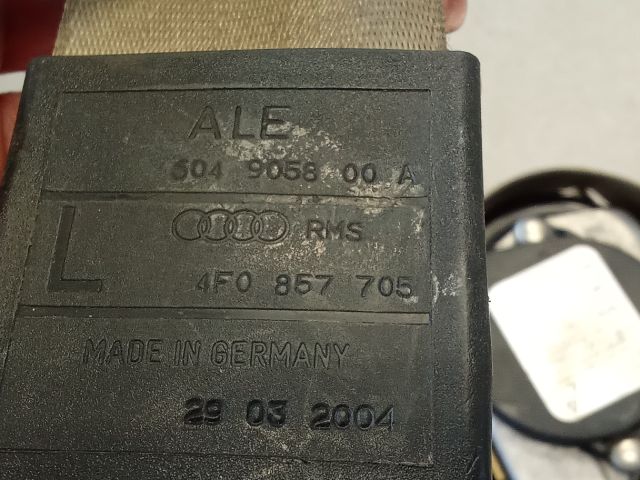 bontott AUDI A6 C6 Első Biztonsági Öv Pár (Feszítővel)