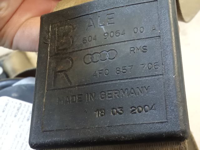 bontott AUDI A6 C6 Első Biztonsági Öv Pár (Feszítővel)