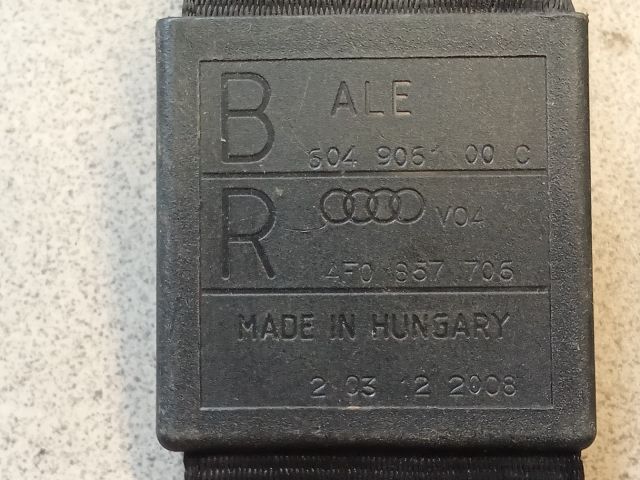 bontott AUDI A6 C6 Első Biztonsági Öv Pár (Feszítővel)