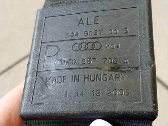 bontott AUDI A6 C6 Első Biztonsági Öv Pár (Feszítővel)