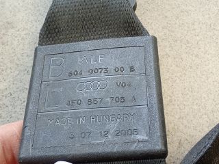 bontott AUDI A6 C6 Első Biztonsági Öv Pár (Feszítővel)