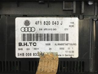 bontott AUDI A6 C6 Fűtéskapcsoló (digit klímás)