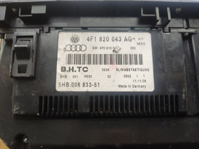 bontott AUDI A6 C6 Fűtéskapcsoló (digit klímás)