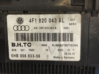 bontott AUDI A6 C6 Fűtéskapcsoló (digit klímás)