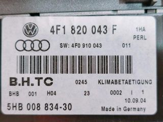 bontott AUDI A6 C6 Fűtéskapcsoló (manuális klímás)