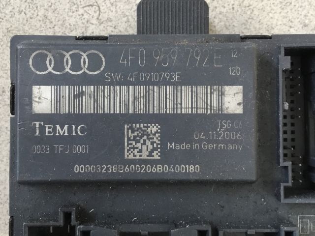 bontott AUDI A6 C6 Jobb első Ajtó Vezérlőegység