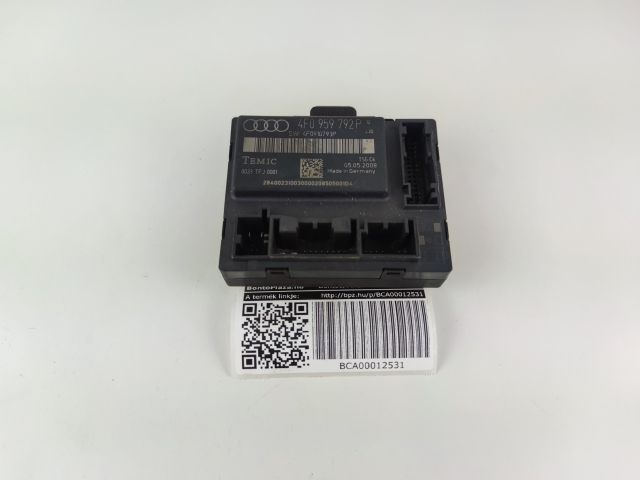 bontott AUDI A6 C6 Jobb első Ajtó Vezérlőegység