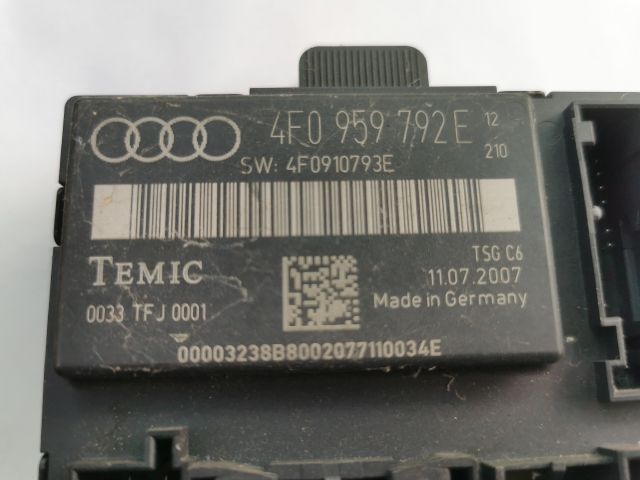 bontott AUDI A6 C6 Jobb első Ajtó Vezérlőegység