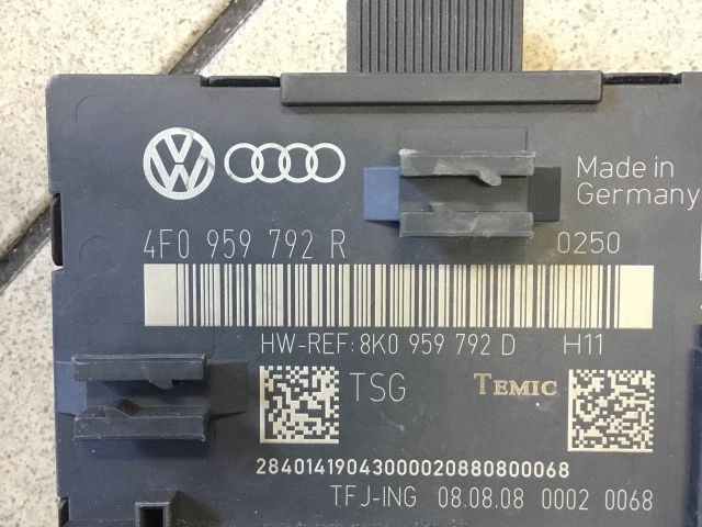 bontott AUDI A6 C6 Jobb első Ajtó Vezérlőegység