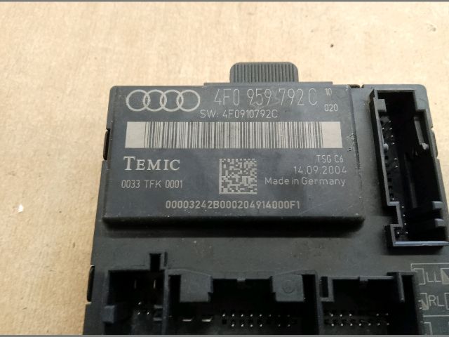 bontott AUDI A6 C6 Jobb első Ajtó Vezérlőegység