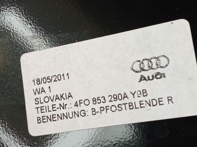 bontott AUDI A6 C6 Jobb első Ajtókeret Burkolat