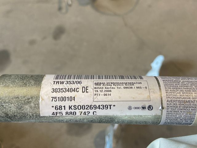 bontott AUDI A6 C6 Jobb első Függöny Légzsák