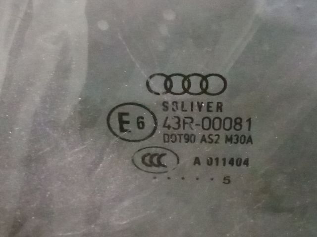 bontott AUDI A6 C6 Jobb hátsó Ablak