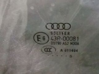 bontott AUDI A6 C6 Jobb hátsó Ablak