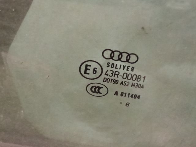 bontott AUDI A6 C6 Jobb hátsó Ablak